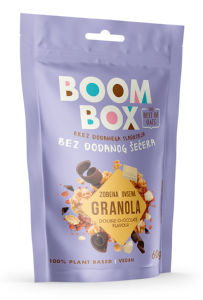 Granola Boom box ovsena, double chocolate, 60 g